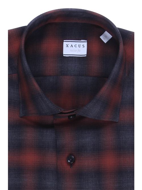 Camicia a quadri in flanella leggera melange XACUS | 558ML31346002