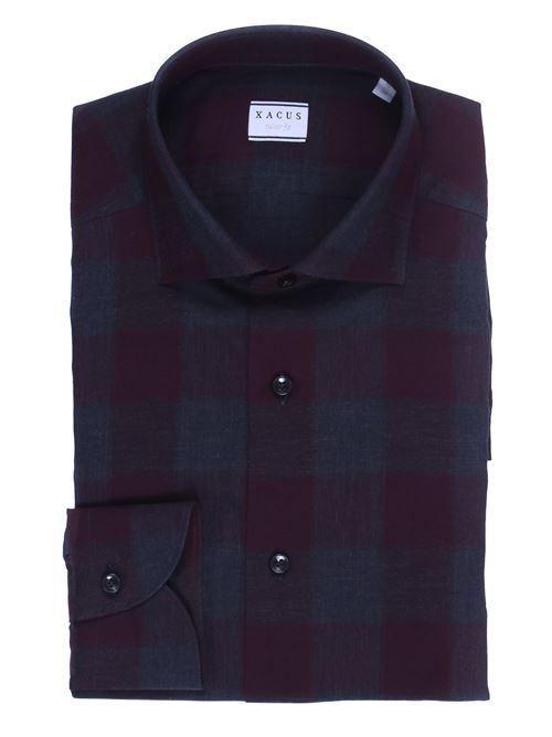 Camicia a quadri con inserti melange XACUS | 558ML31356001