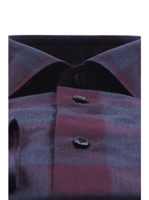 Camicia a quadri con inserti melange XACUS | 558ML31356001