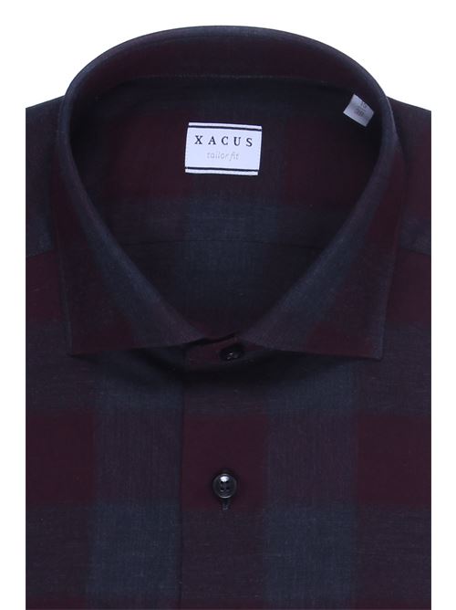 Camicia a quadri con inserti melange XACUS | 558ML31356001