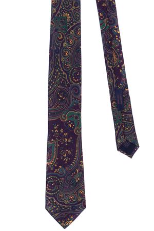 Cravatta in seta stampa paisley ALTEA | 19290673