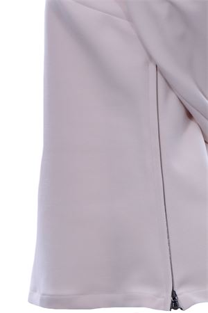 T-shirt girocollo con zip ALYSI | 159264A9247BURRO