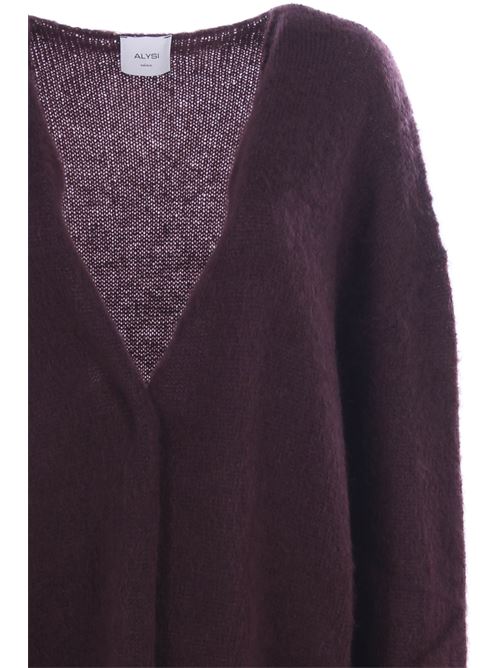 Cardigan lungo senza bottoni ALYSI | 259430A9054MELOGRANO