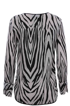 Casacca girocollo a stampa animalier ANTONELLI | CLEVELANDB1598T717AC029