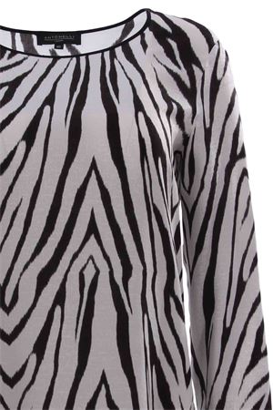 Casacca girocollo a stampa animalier ANTONELLI | CLEVELANDB1598T717AC029