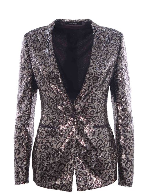 Giacca monopetto con paillettes TAGLIATORE | JGILDA15AM1001M1371