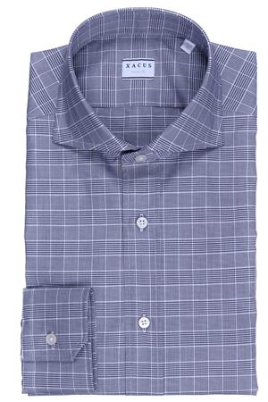 Camicia in cotone principe di galles XACUS | 524ML51321001