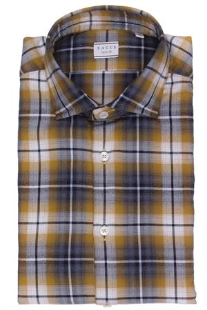 Camicia washed in flanella di cotone check XACUS | 748ML13289002