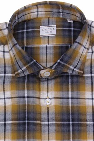 Camicia washed in flanella di cotone check XACUS | 748ML13289002