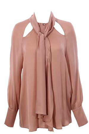 Camicia in seta con sciarpa ELEVENTY | B80SETB02TSE0B00195