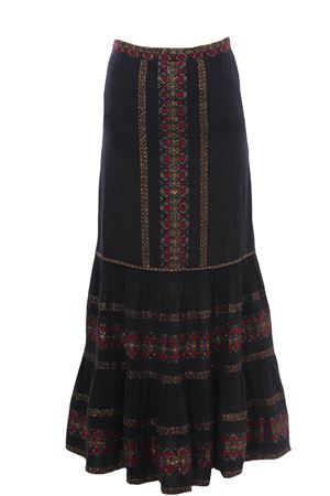 Gonna lunga  MESDEMOISELLES | 20WMAGDALENABLACKCOMBO