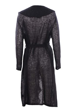 Cardigan lungo con rouches MESDEMOISELLES | 20WMINAUDEBLACK