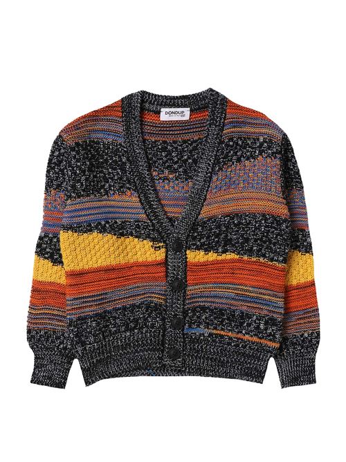 cardigan a trama rasata DONDUP | DMMA002CFL018MULTI