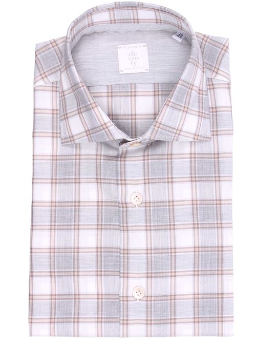 camicia check in cotone ELEVENTY | H75CAMH03TES0H14413