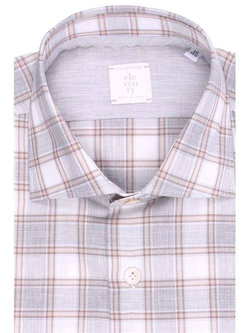 camicia check in cotone ELEVENTY | H75CAMH03TES0H14413