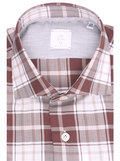 camicia check in cotone ELEVENTY | H75CAMH03TES0H14505