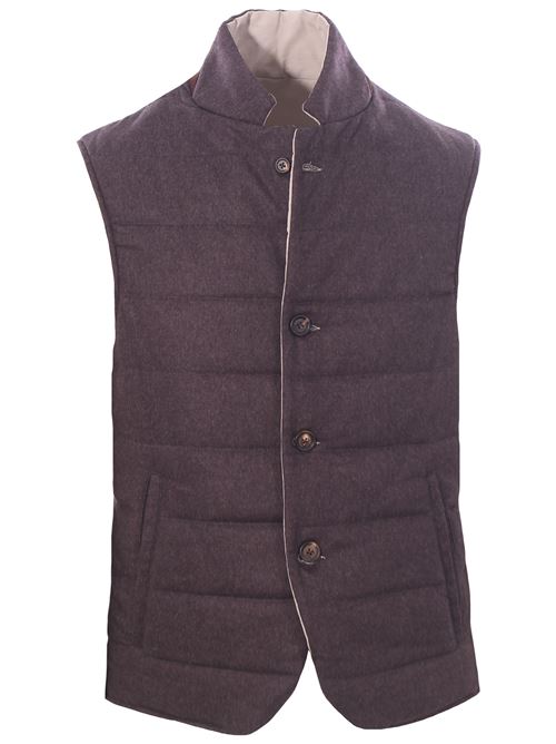 smanicato reversibile in seta e cashmere ELEVENTY | H75GILE02TES0H09905-02
