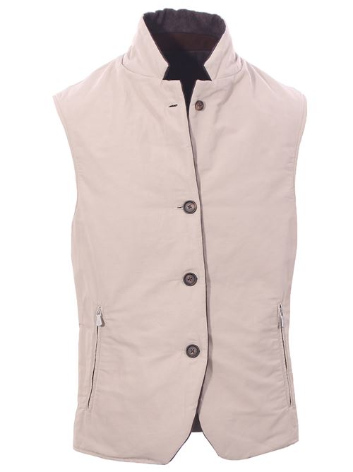 smanicato reversibile in seta e cashmere ELEVENTY | H75GILE02TES0H09905-02