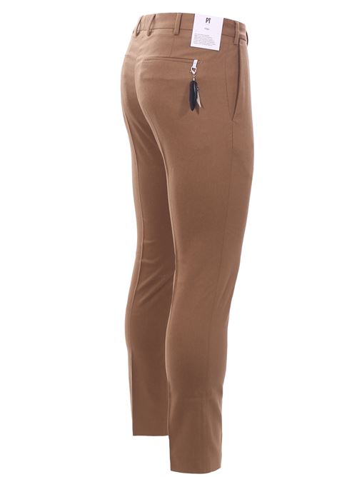 pantalone dieci f.f. in flanella stretch super 120's PT | AFX0Z00FWD-CM14090