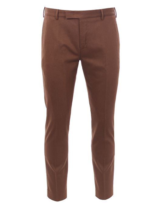 pantalone dieci f.f. in flanella stretch super 120's PT | AFX0Z00FWD-CM14160