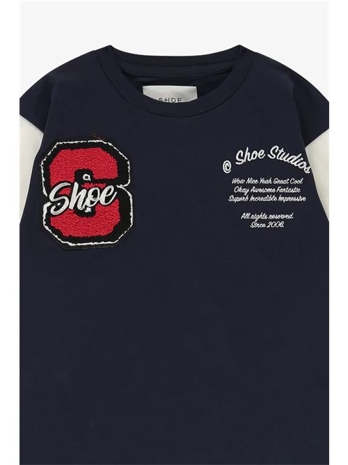 t-shirt in cotone bicolor SHOE | TATTON0612-MNAVOFF
