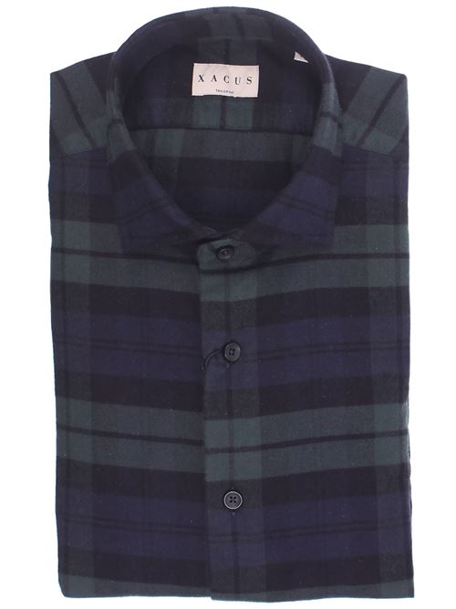 camicia black watch in panno tinto filo XACUS | 51347ML74802