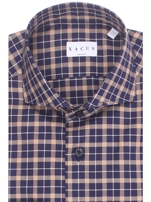 camicia a quadri in twill di cotone XACUS | 51354ML52002