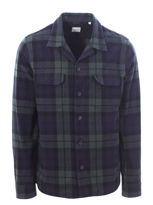 over shirt black watch in panno tinto filo XACUS | 51459ML45601