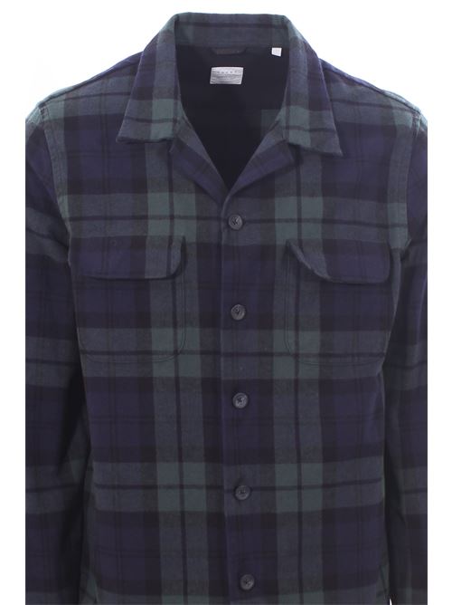 over shirt black watch in panno tinto filo XACUS | 51459ML45601