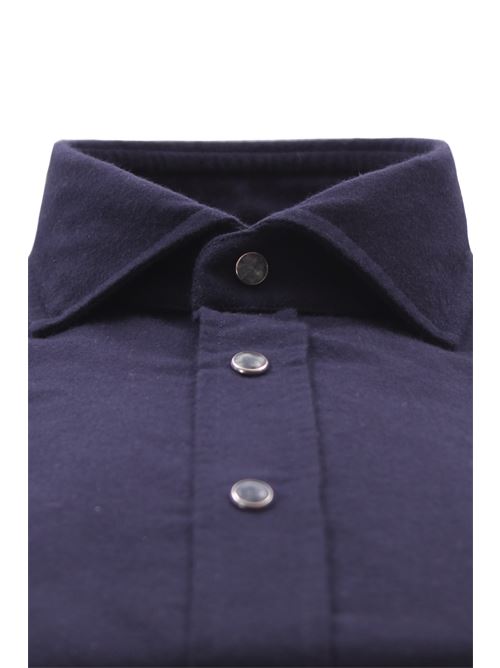 camicia con bottoni automatici a contrasto XACUS | 51749ML749743