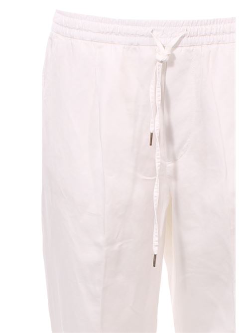 Pantalone jogging in lino e cotone BRIGLIA | WIMBLEDONGW32405400120