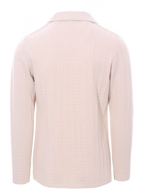 giacca maglia in cotone armaturato LARDINI | EQLJM87EQ62001120