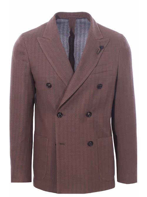 giacca liknit in jersey di cotone LARDINI | EQLKJ6E86EQJ62040450