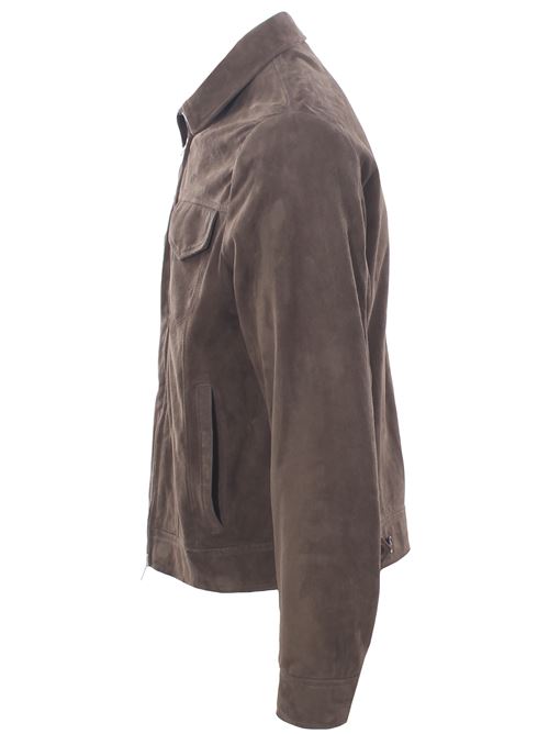 giubbino in suede LARDINI | EQMALEKEQ62050500