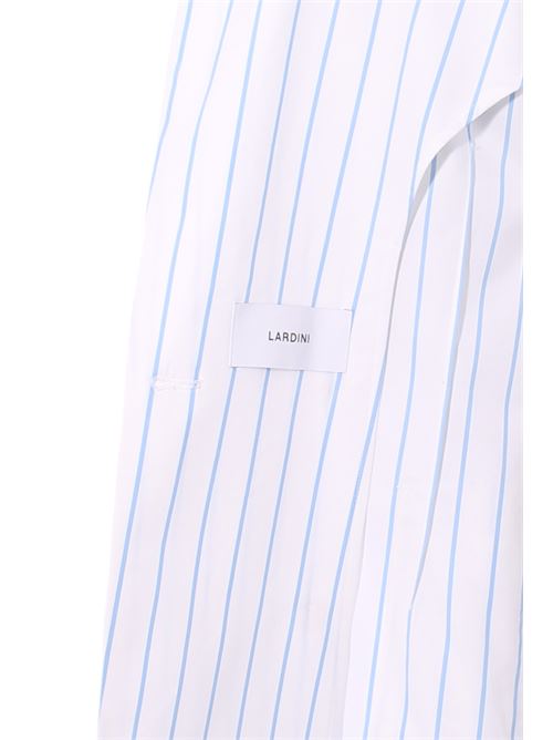 giacca camicia in cotone a righe LARDINI | EQSANDEQC1843100CE