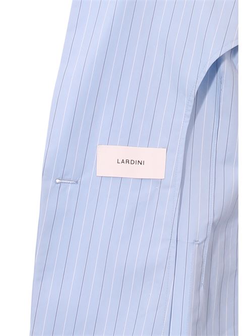 giacca camicia in cotone a righe LARDINI | EQSANDEQC1843810BC