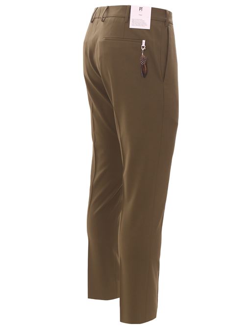 pantalone dieci in tela di lana stretch PT | AFX0Z00FWD-TO99440