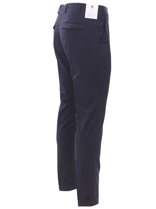 pantalone master f.f. in tela di lana travel PT | ASMAZ00CL1-PO35360