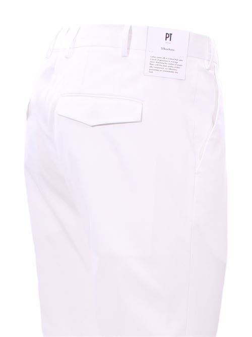 pantalone master 1p in cotone e seta stretch PT | ASMAZA0CL1-BB42010
