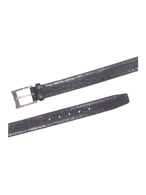 cintura in fianco di coccodrillo personalizzabile con iniziali SADDLER'S | COCCODRILLO01