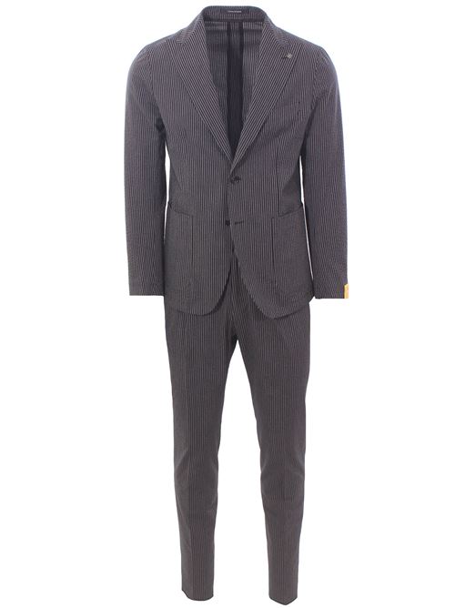 abito derrick a righe in cotone TAGLIATORE | A-DERRICK26K14-340165EN890