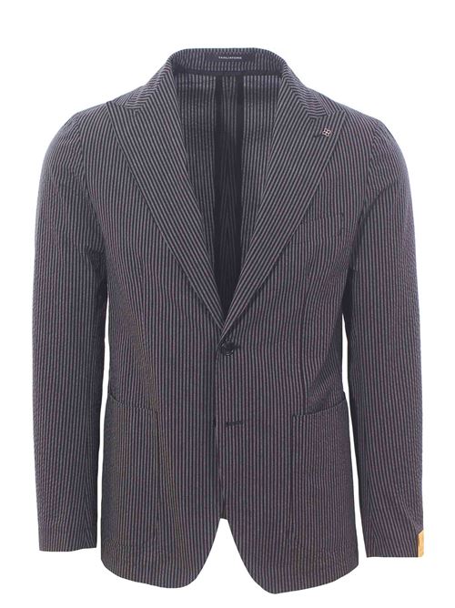 abito derrick a righe in cotone TAGLIATORE | A-DERRICK26K14-340165EN890