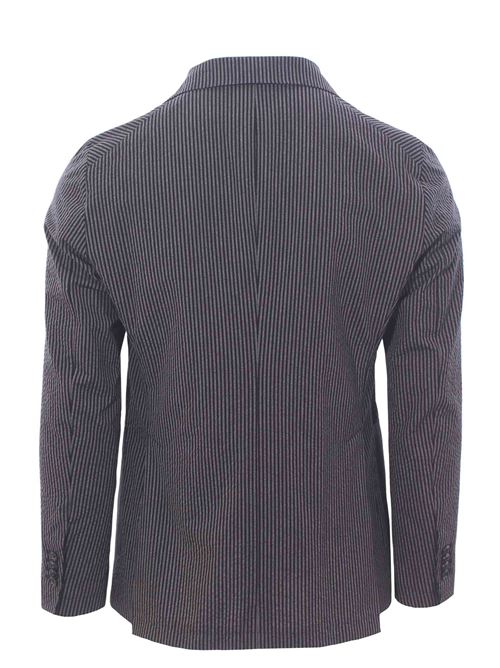 abito derrick a righe in cotone TAGLIATORE | A-DERRICK26K14-340165EN890