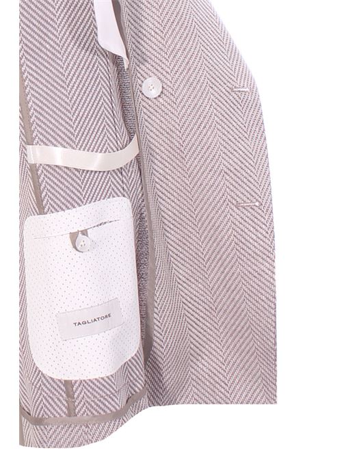 giacca darrel in lino e cotone spigato TAGLIATORE | G-DARREL20K770155EC979