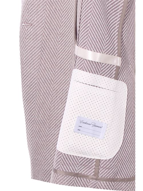 giacca darrel in lino e cotone spigato TAGLIATORE | G-DARREL20K770155EC979