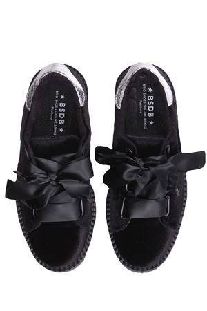 Sneakers in velluto BSDB | 311VELLUTON/ARGENTO