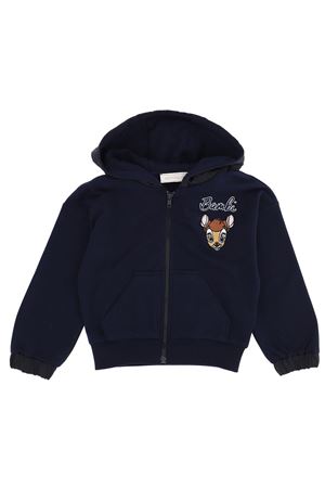 Felpa full zip bamby con cappuccio MONNALISA | 198807RG8072056S