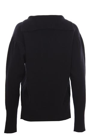 Collo a v in cashmere e lana NUDE | 110100209
