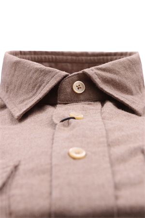 Camicia over in flanella di cotone tinto filo XACUS | 91150ML43407