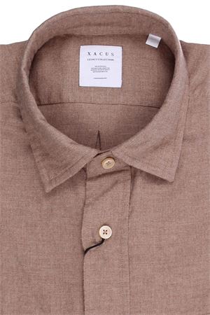 Camicia over in flanella di cotone tinto filo XACUS | 91150ML43407